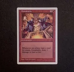 Magic The Gathering Manabarbs RARE MTG Core Set 5th Edition 1997 - Image 1
