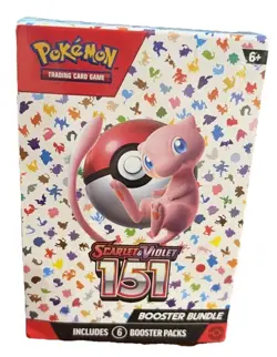 Pokemon Scarlet & Violet 151 Booster Bundle Box (6 Packs) English 2023 Mew - Image 1