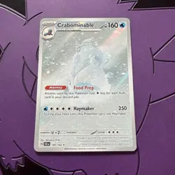 Crabominable 149/142 Stellar Crown Pokemon TCG Holo Illustration Rare LP - Image 1