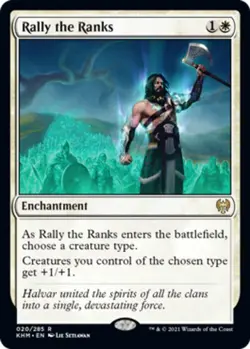 x1 Rally the Ranks - Kaldheim - NM - MTG - Image 1