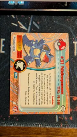 Pokemon Topps - #31 Nidoqueen Blue Label - Image 2