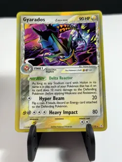 Gyarados Delta Species Pokemon Holon Phantoms 2006 Holo 8/110 HP - Image 1