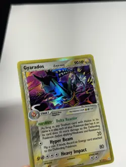 Gyarados Delta Species Pokemon Holon Phantoms 2006 Holo 8/110 HP - Image 2