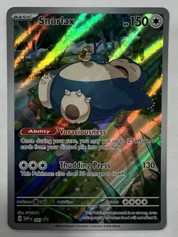 Snorlax SVP 051 Pokemon Scarlet and Violet Promo NM - Image 1