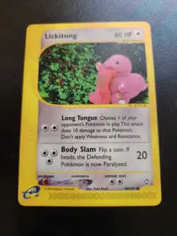 Pokemon Lickitung Aquapolis Common 90/147 80 HP Basic 2002 English Regular - Image 1
