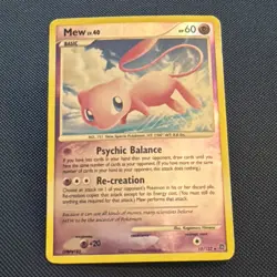 Pokemon Mew 15/132 Reverse Holo Basic 2007 English 60 - Image 1