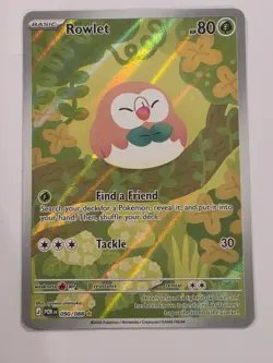 Pokemon Rowlet 090/088 Holo Rare English Jungle Basic 80HP 2026 - Image 1