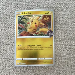 Pikachu Promo 353/S-P Chatime Stamp 2022 Campaign Holo Pokemon Indonesia - Image 3