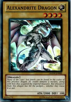 Yugioh Alexandrite Dragon PHSW-EN000 Super Rare NM - Image 1