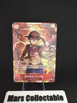 One Piece Monkey.D.Luffy ST10-006 SR Foil Promo Card Treasure Booster Set - Image 1