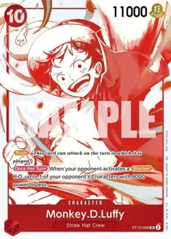 2025 ONE PIECE PROMOS 3rd Ann. Treasure Pack #ST10-006 Monkey.D.Luffy - BGS 9.5 - Image 3
