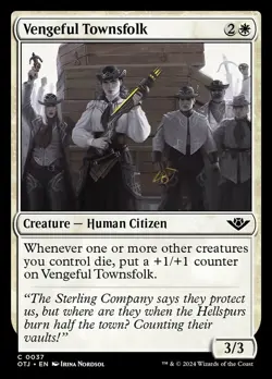 x1 Vengeful Townsfolk - Outlaws of Thunder Junction - NM - MTG - Image 1