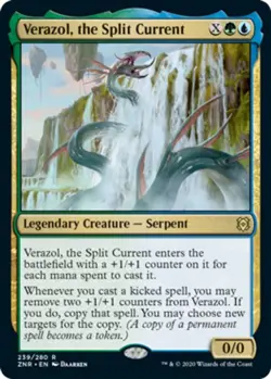 x1 Verazol, the Split Current - Zendikar Rising - NM - MTG - Image 1
