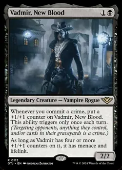 x1 Vadmir, New Blood - Outlaws of Thunder Junction - NM - MTG - Image 1