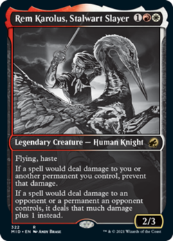 x1 Rem Karolus, Stalwart Slayer - Showcase - Innistrad: Midnight Hunt - NM - MTG - Image 1