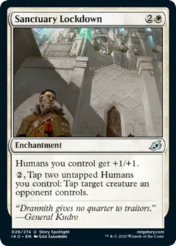 x1 Sanctuary Lockdown - Ikoria: Lair of Behemoths - NM - MTG - Image 1