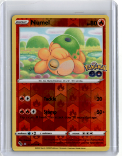 Numel (Peelable Ditto) 013/078 Holo Common Pokemon GO Pokemon NM - Image 1