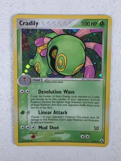 Pokemon Cradily 3/92 Holo Rare EX Legend Maker 2006 - Image 1