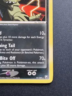 Dark Tyranitar 19/109 Non-Holo Team Rocket Returns Pokemon TCG - NM - Image 5