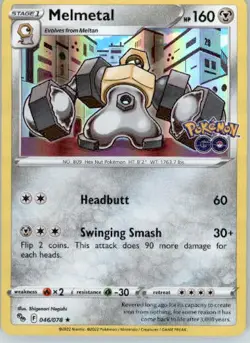 Melmetal - Pokemon GO - 046/078 - Holo NM - Image 1