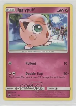 Jigglypuff Pokemon Sun & Moon Crimson Invasion #71 - Image 1