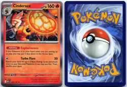CINDERACE 028/132 RARE MEGA EVOLUTION POKEMON HOLO NM - Image 3