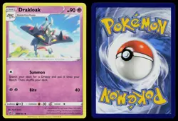 DRAKLOAK 090/192 UNCOMMON REBEL CLASH POKEMON NM - Image 3