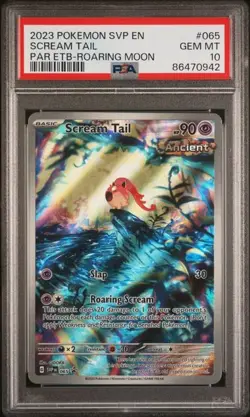 Pokemon TCG:Scarlet & Violet - Scream Tail Black Star Promo Holo - PSA 10 - Image 1