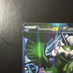 Tornadus EX 114/116 - Team Plasma Full Art Ultra Rare - Plasma Freeze - Damaged - Image 2