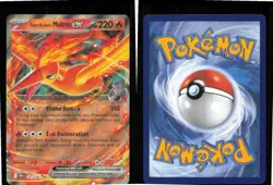 Team Rocket's Moltres ex 031/182 Double Rare Destined Rivals Pokemon Near Mint - Image 3