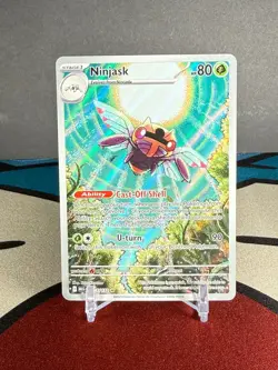 Ninjask 137/132 Pokemon TCG ME01: Mega Evolution Illustration Rare Holo English - Image 1