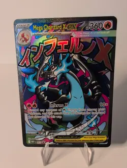 Pokemon Mega Charizard X EX Promo Holo MEP Mega Evolution 023 360 HP English - Image 1