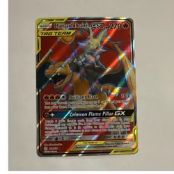 The Pokemon Company Charizard & Braixen GX SM-Cosmic Eclipse Ultra Rare 212/236… - Image 1