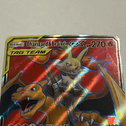 The Pokemon Company Charizard & Braixen GX SM-Cosmic Eclipse Ultra Rare 212/236… - Image 2