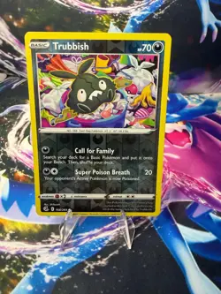 TRUBBISH 168/264 FUSION STRIKE Reverse Holo Common Pokemon - Image 1
