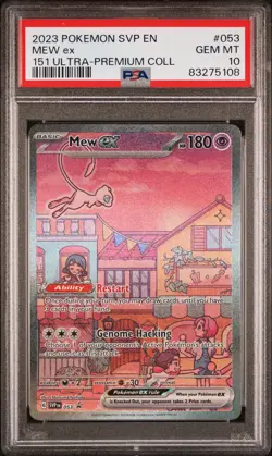 Pokemon Mew EX SVP #053 151 Ultra Premium Collection Promo PSA 10 - Image 1