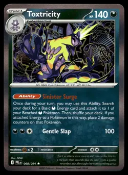 TOXTRICITY 068/094 RARE PHANTASMAL FLAMES POKEMON - Image 1