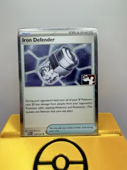 Iron Defender 118/132 Pokemon Mega Evolution Cosmos stamp prize pack series 8 - Image 1