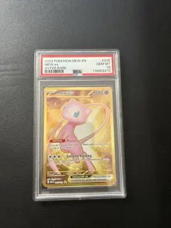 Hyper Rare PSA 10 GEM MINT Mew EX 205/165 Scarlet Violet Pokemon 151 English - Image 3