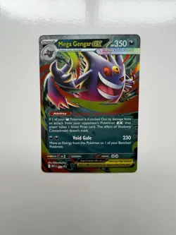 Pokemon TCG Mega Evolution Black Star PROMO Mega Gengar ex #73 - Image 1