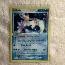 Pokemon TCG Milotic 12/101 EX Hidden Legends Holo Rare English 100 HP (2004) - Image 1