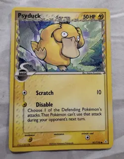 Psyduck 81/110 Holon Phantoms Delta Species Regular Common Basic 50 HP ENG 2006 - Image 1