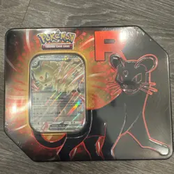 Pokemon TCG Scarlet And Violet Destined Rivals Team Rocket Persian Tin - Image 1