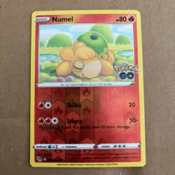 Pokemon TCG Numel Pokemon Go 013/078 PEELABLE DITTO Reverse Holo NM/Unpeeled - Image 1