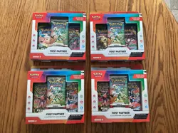 Pokemon First Partner Illustration Collection Series 2 Boxes Lot Of 4 - Image 1