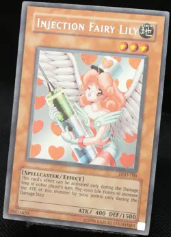 Yu-Gi-Oh! Injection Fairy Lily LOD-100 Secret Rare [NM] | EN 2004 - Image 3