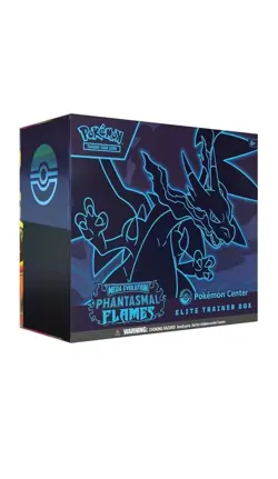 Mega Evolution Phantasmal Flames Pokemon Center ETB Elite Trainer Box PRESALE - Image 1