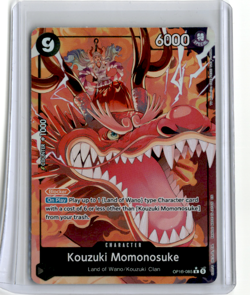One Piece OP16-085 Kouzuki Momonosuke Alt R Alternate Art The Time of Battle TCG - Image 1