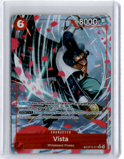 One Piece TCG Vista TR Treasure Rare The Battle Of Time OP16-011 Alt Art - Image 1