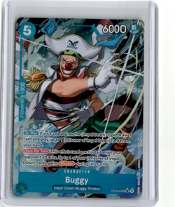 One Piece TCG Buggy OP16-048 ALT ART SR ALTERNATE ART NM The Time of Battle - Image 1